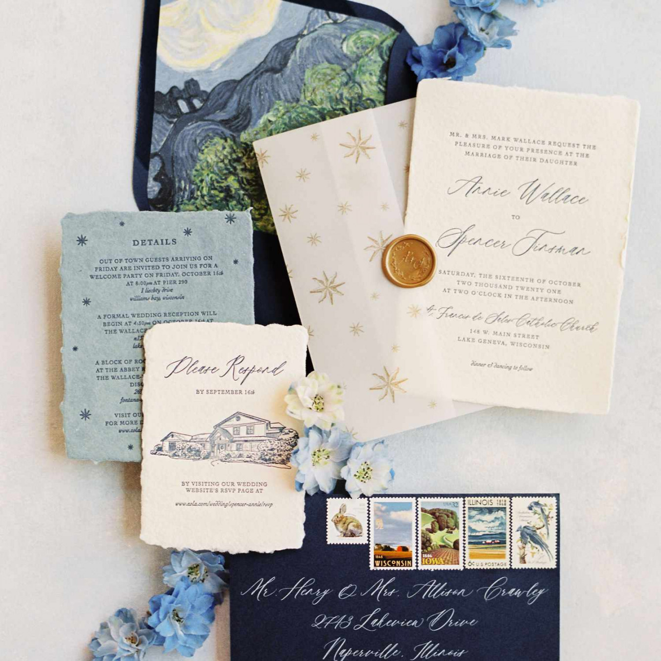 Beautiful Wedding Envelope Liner Ideas