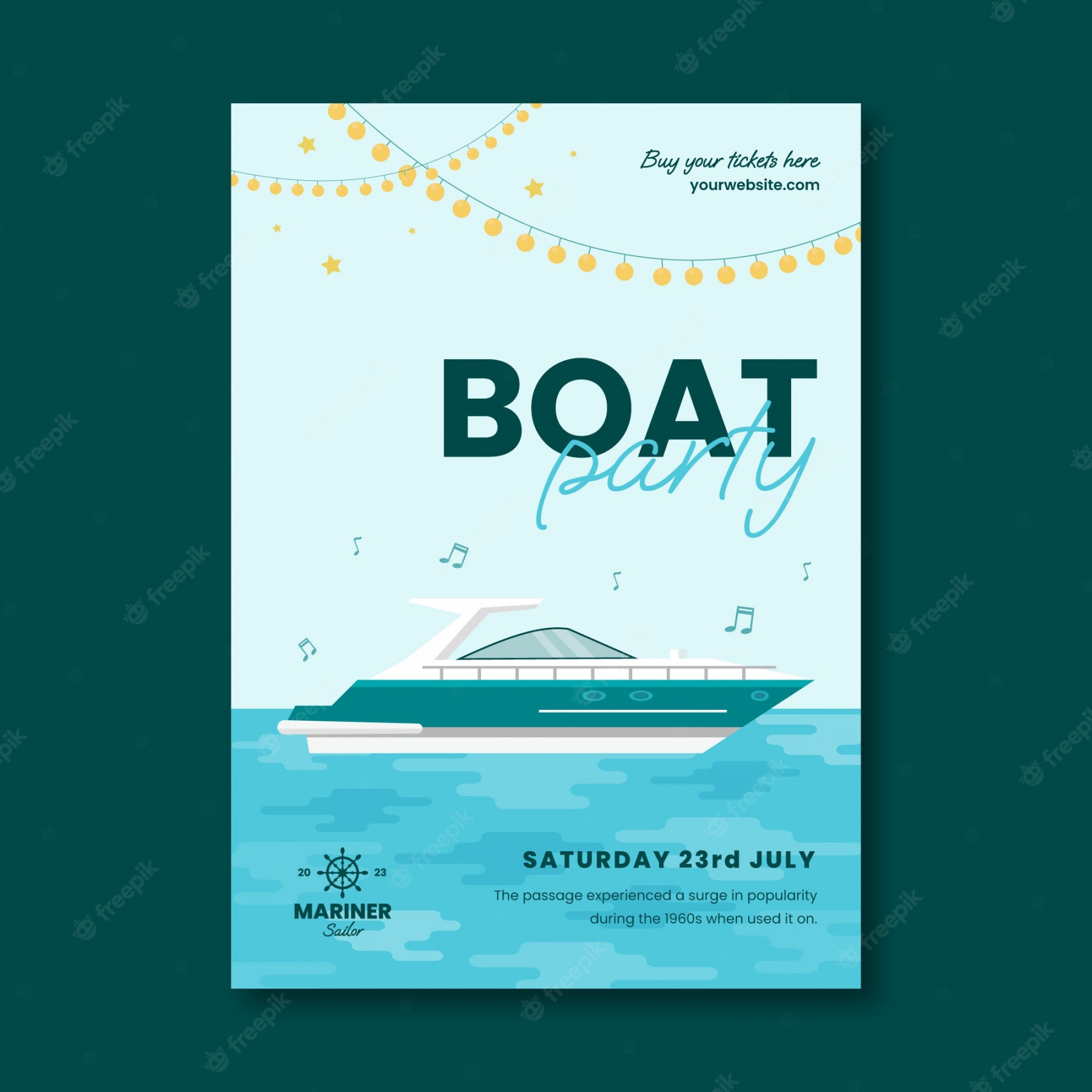 Boat Party Invite Images - Free Download on Freepik