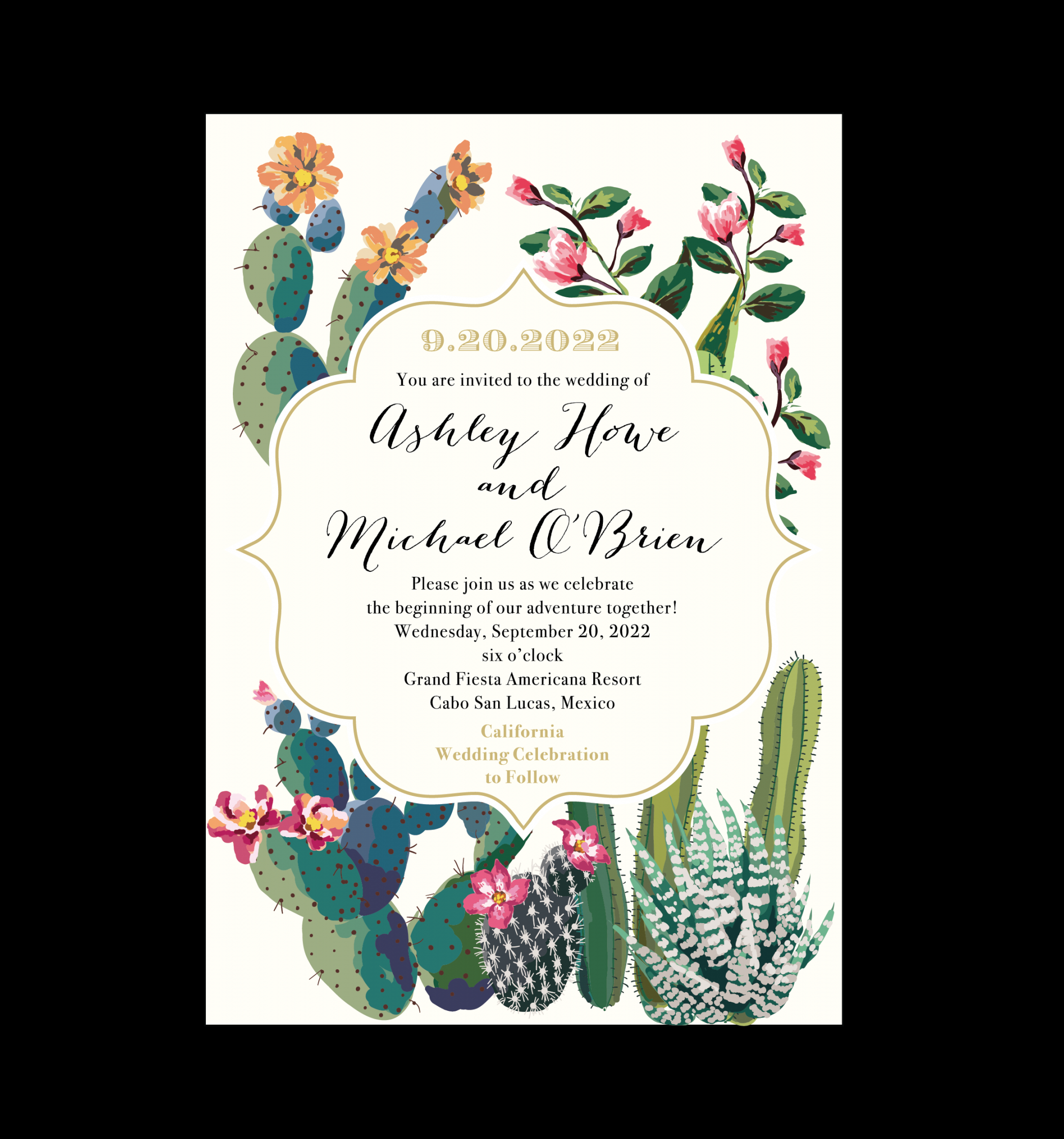 Destination Wedding Invitation Wording  Beacon Lane