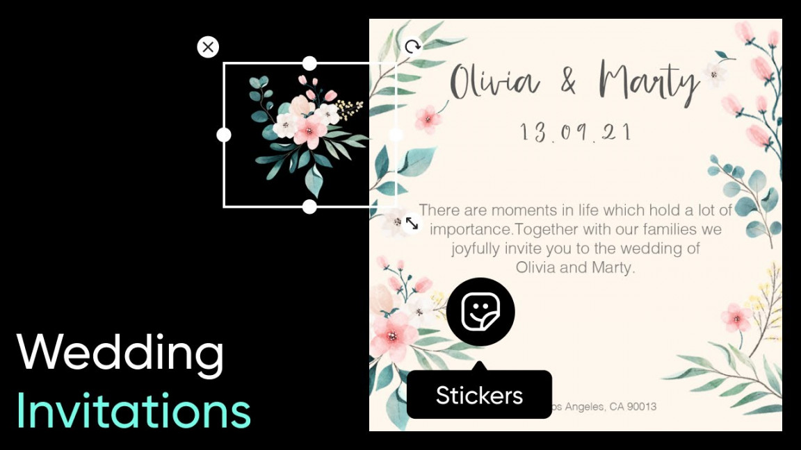 How to Create Digital Wedding Invitations  Picsart Tutorial