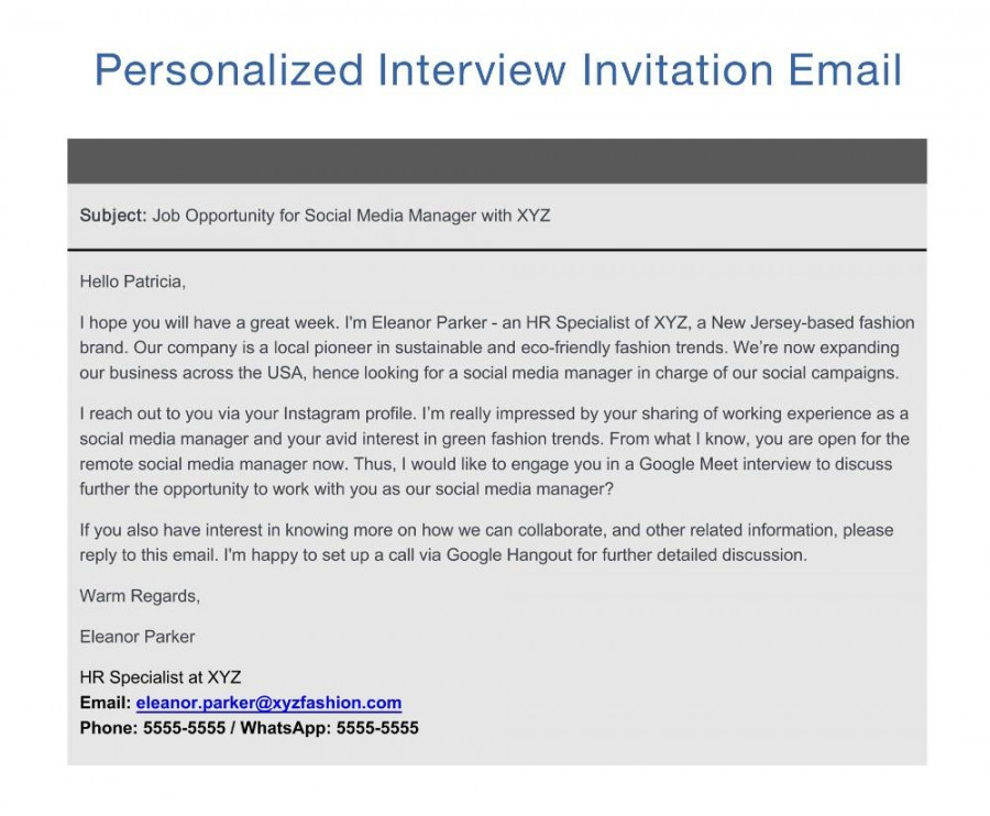 Tips to Write an Interview Invitation Email - Apollo Technical LLC