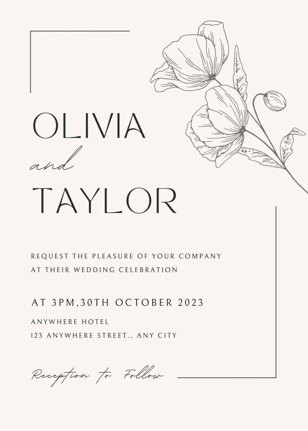 Wedding invitation templates to customize for free  Canva