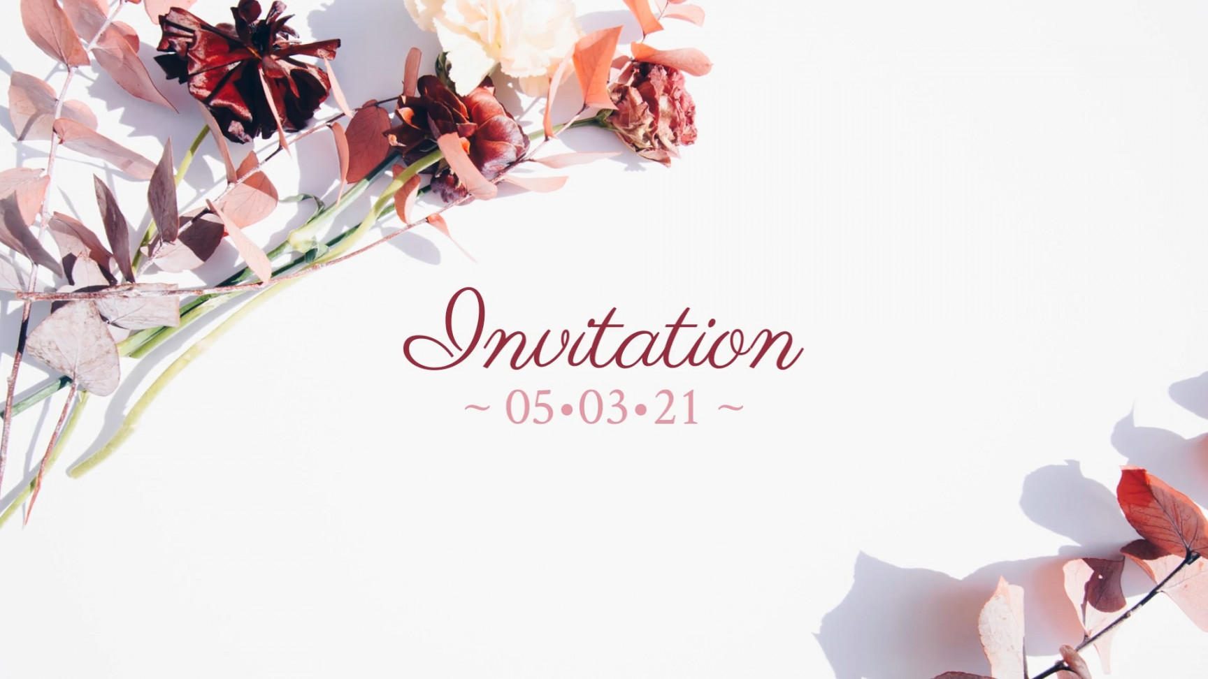 Wedding Invitation  Video Templates  Biteable