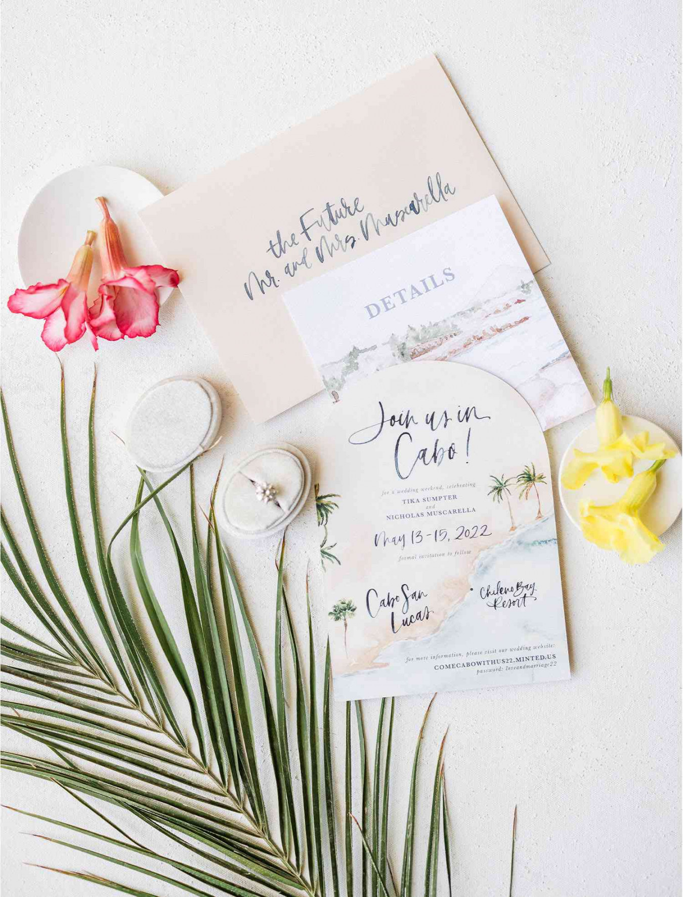 Beach Wedding Invitations for a Seaside Ceremony