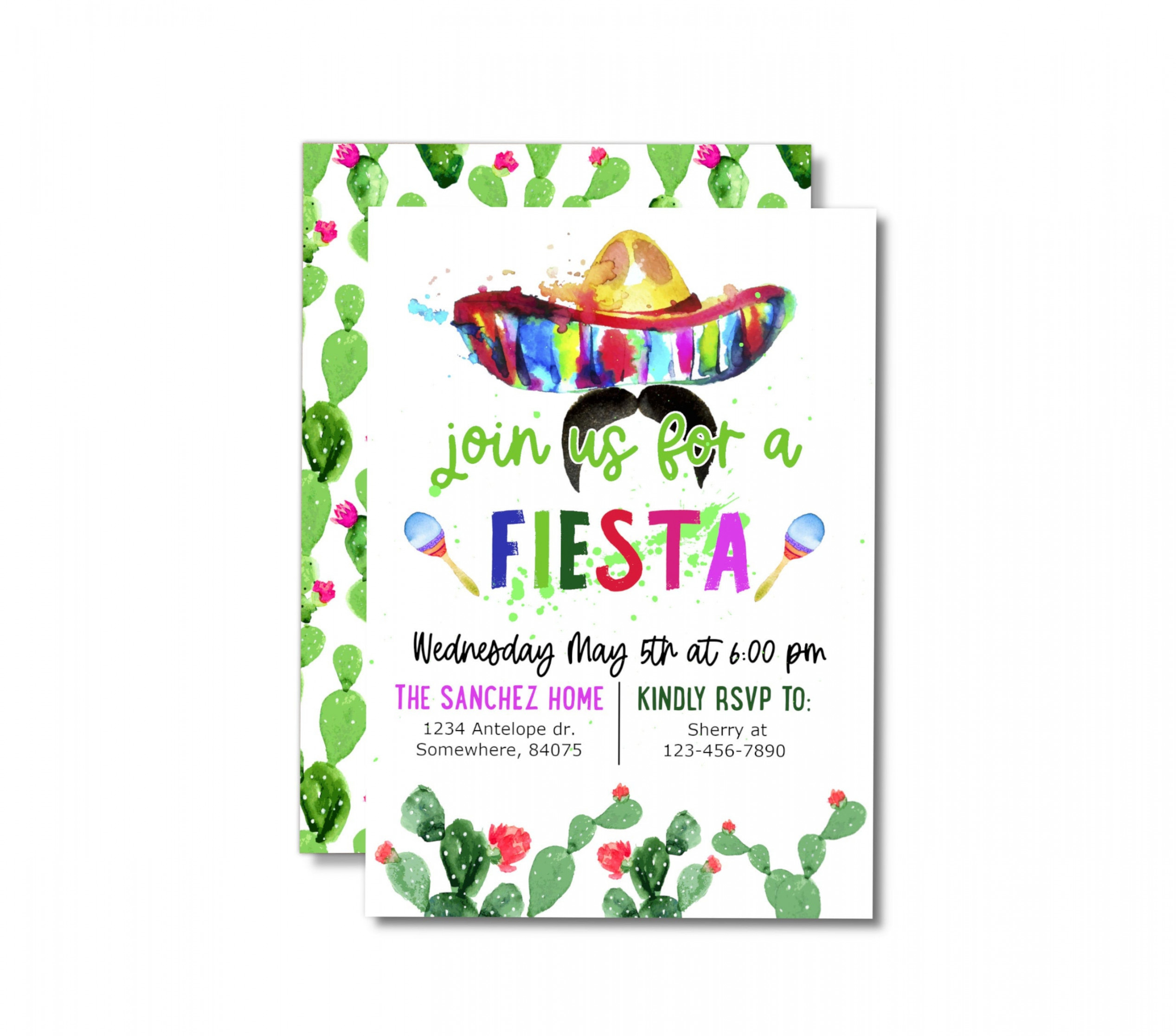 Cinco de Mayo Party Einladung Instant Download Fiesta - Etsy