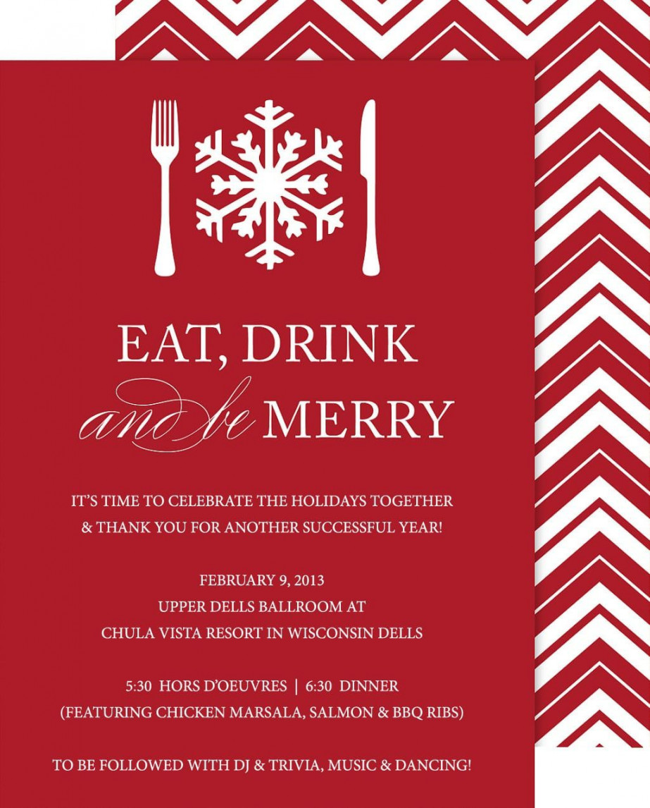 Formal Christmas Party Invitation Wording  Christmas party