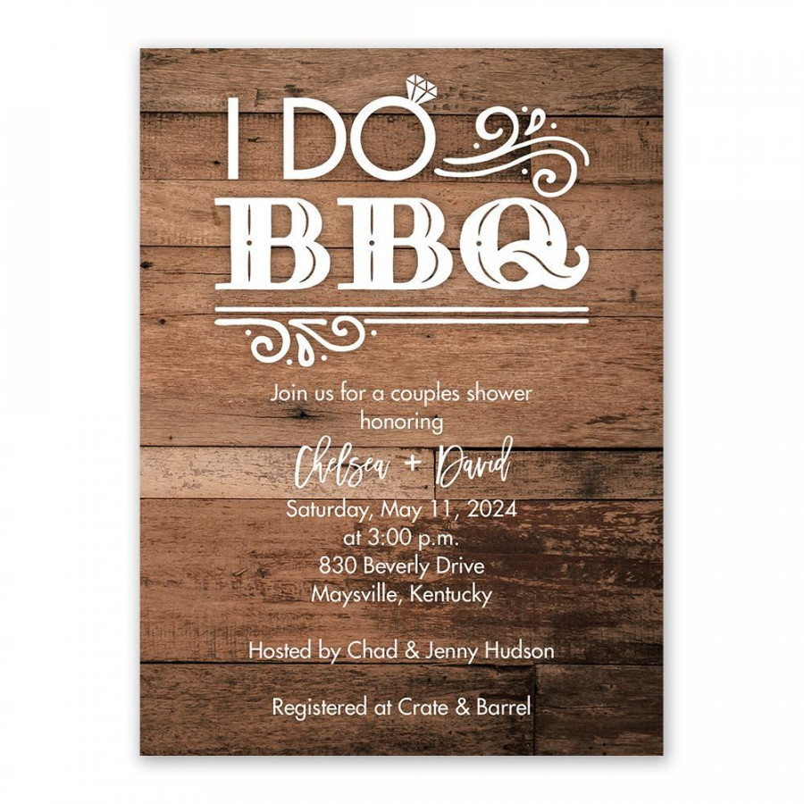 I Do BBQ Bridal Shower Invitation  Ann