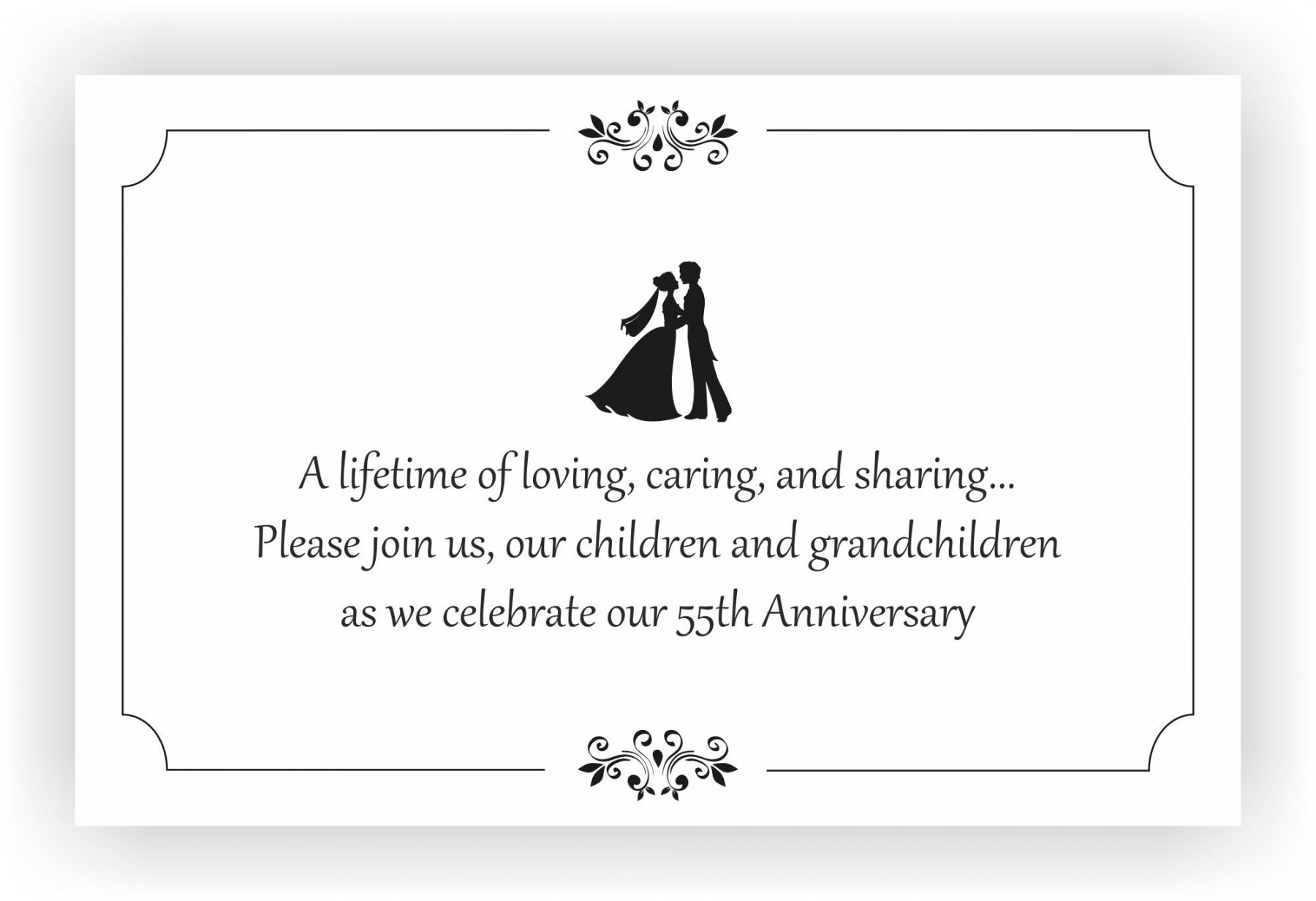 Marriage Anniversary Invitation Messages  Invitation of wedding