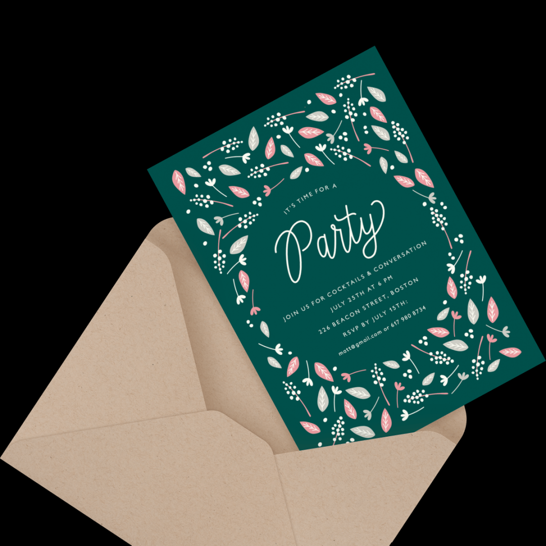 Party Invitations — Mailed For You  Postable