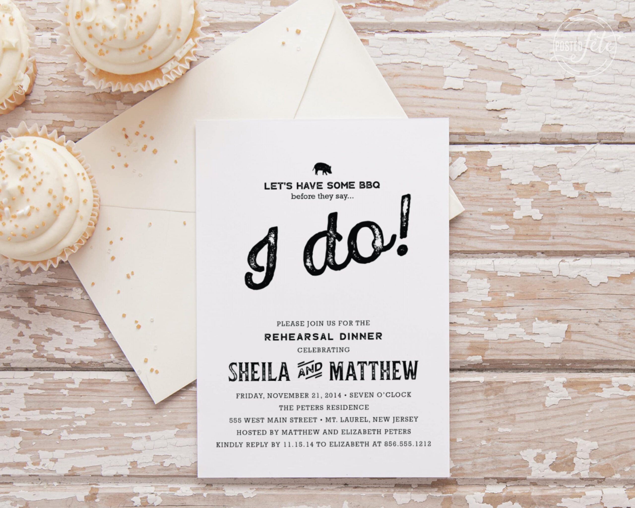 Rehearsal Dinner Invitation BBQ Before they Say I Do - Etsy