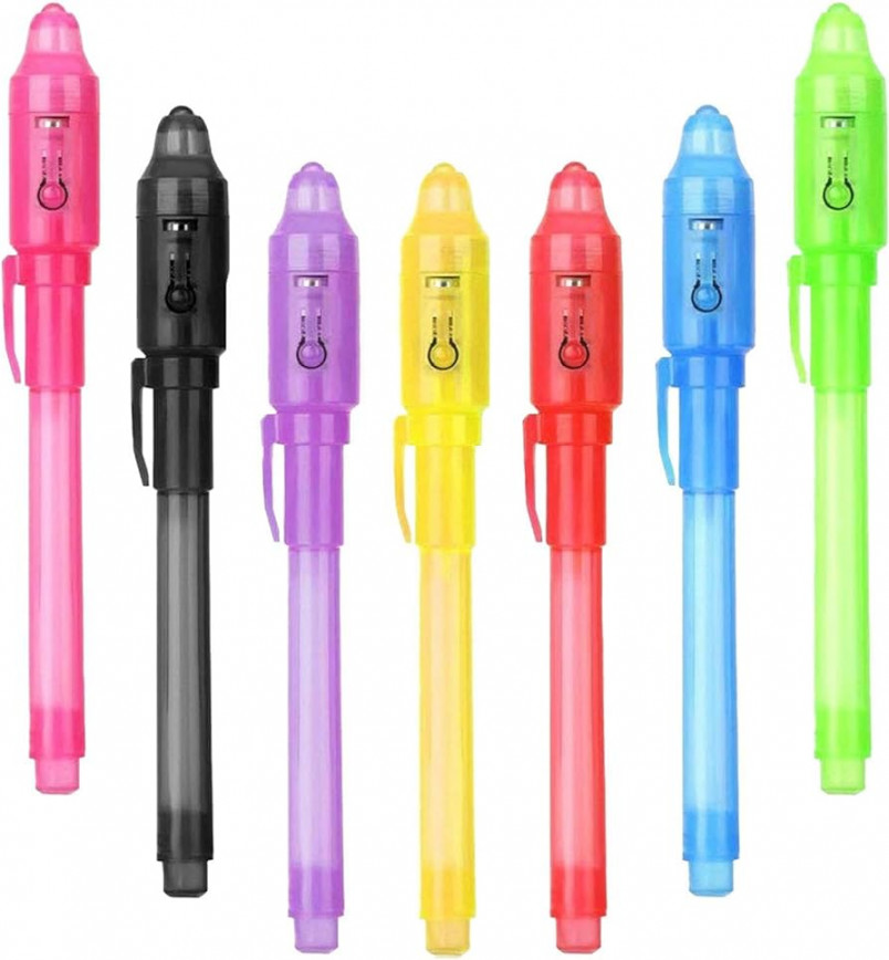 Ailopta Top Secret UV Pen, Invisible Ink Pen -  Pieces with UV