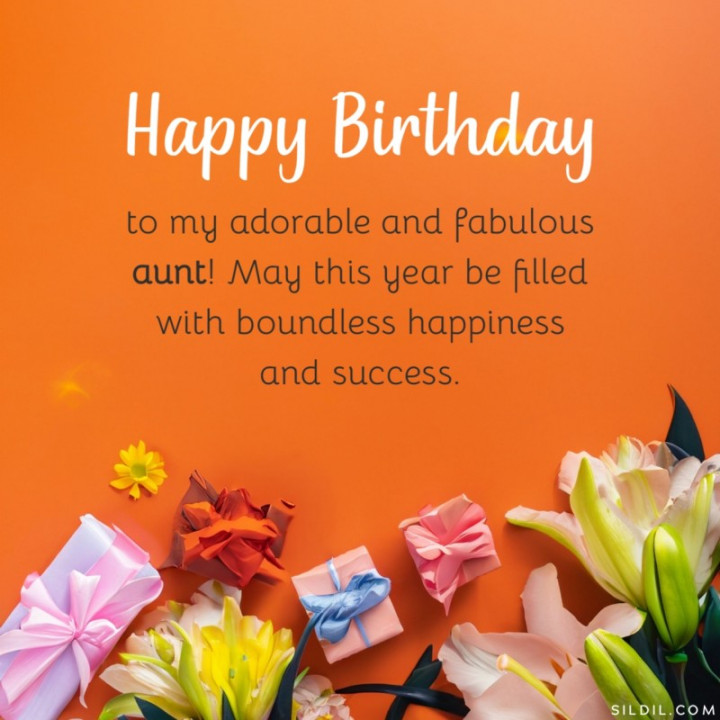 + Best Birthday Wishes for Aunt (Heart Touching, Funny, Religious)