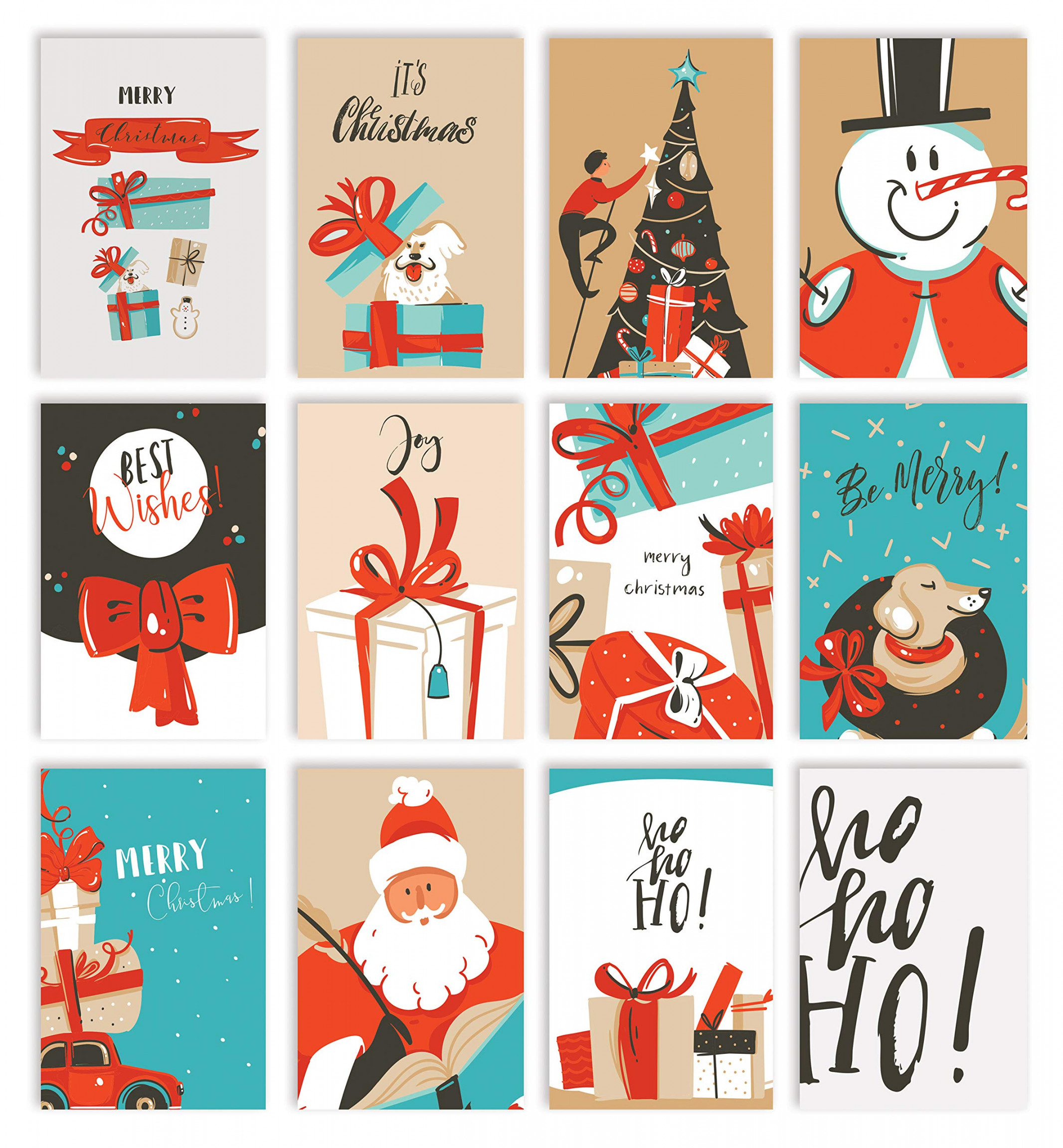 Better Office Products  Christmas Greeting Cards Set " x "   Different Individual IllustrationSee more Better Office Products   Christmas