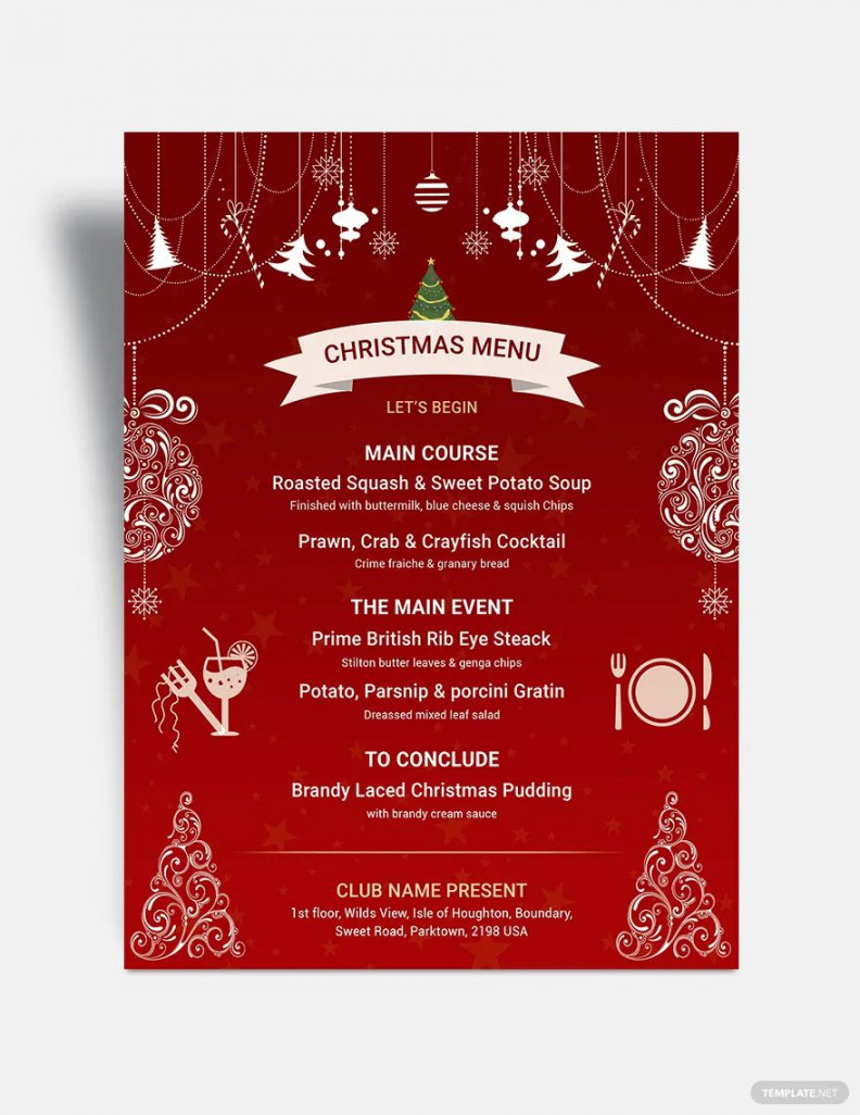 Christmas Menu Templates You Can Create at Home