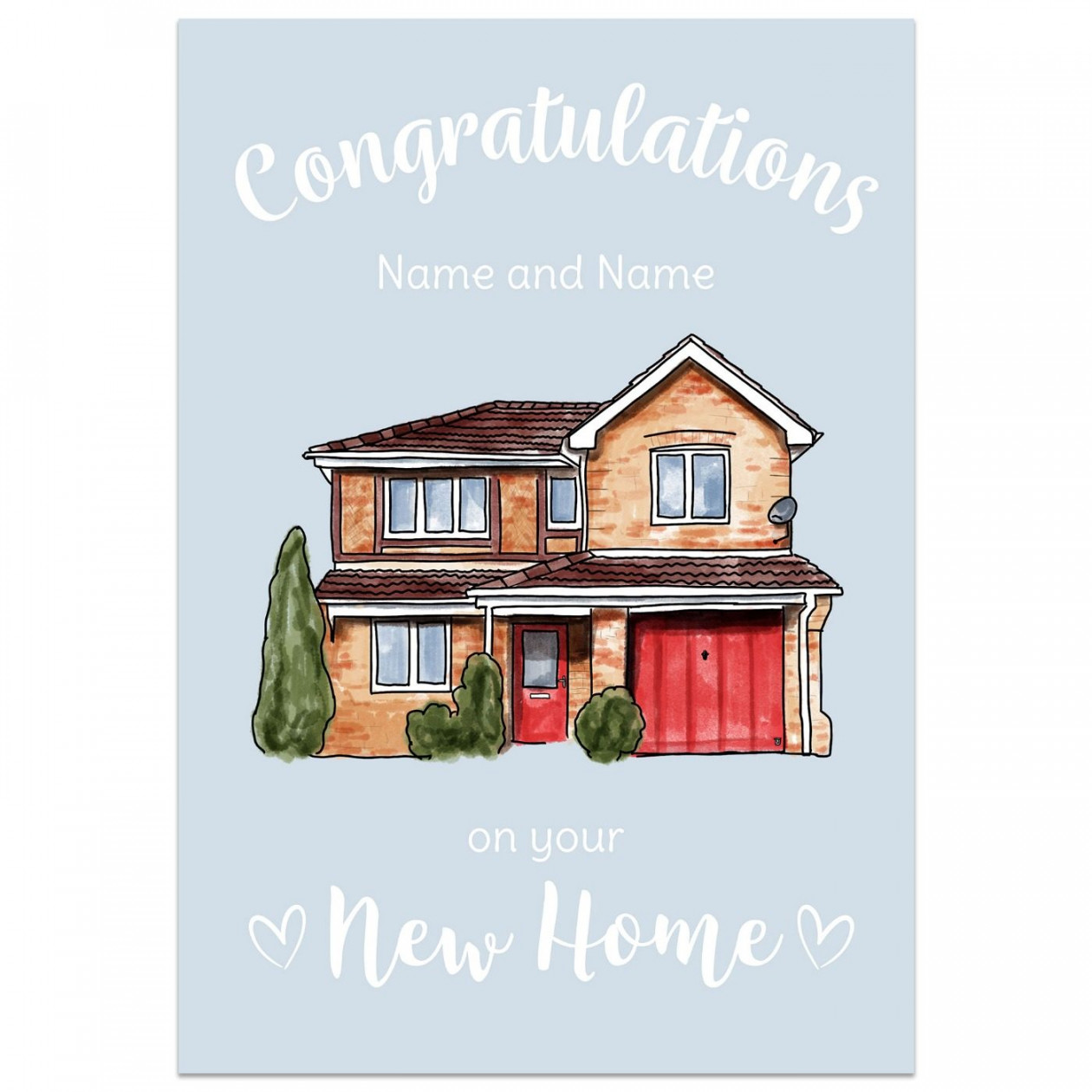 Congratulations on your New Home Card  Printster