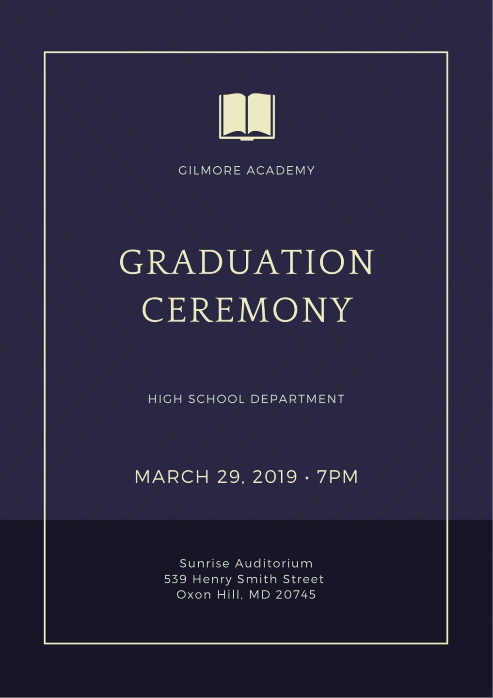 Customize + Graduation Programs Templates Online - Canva