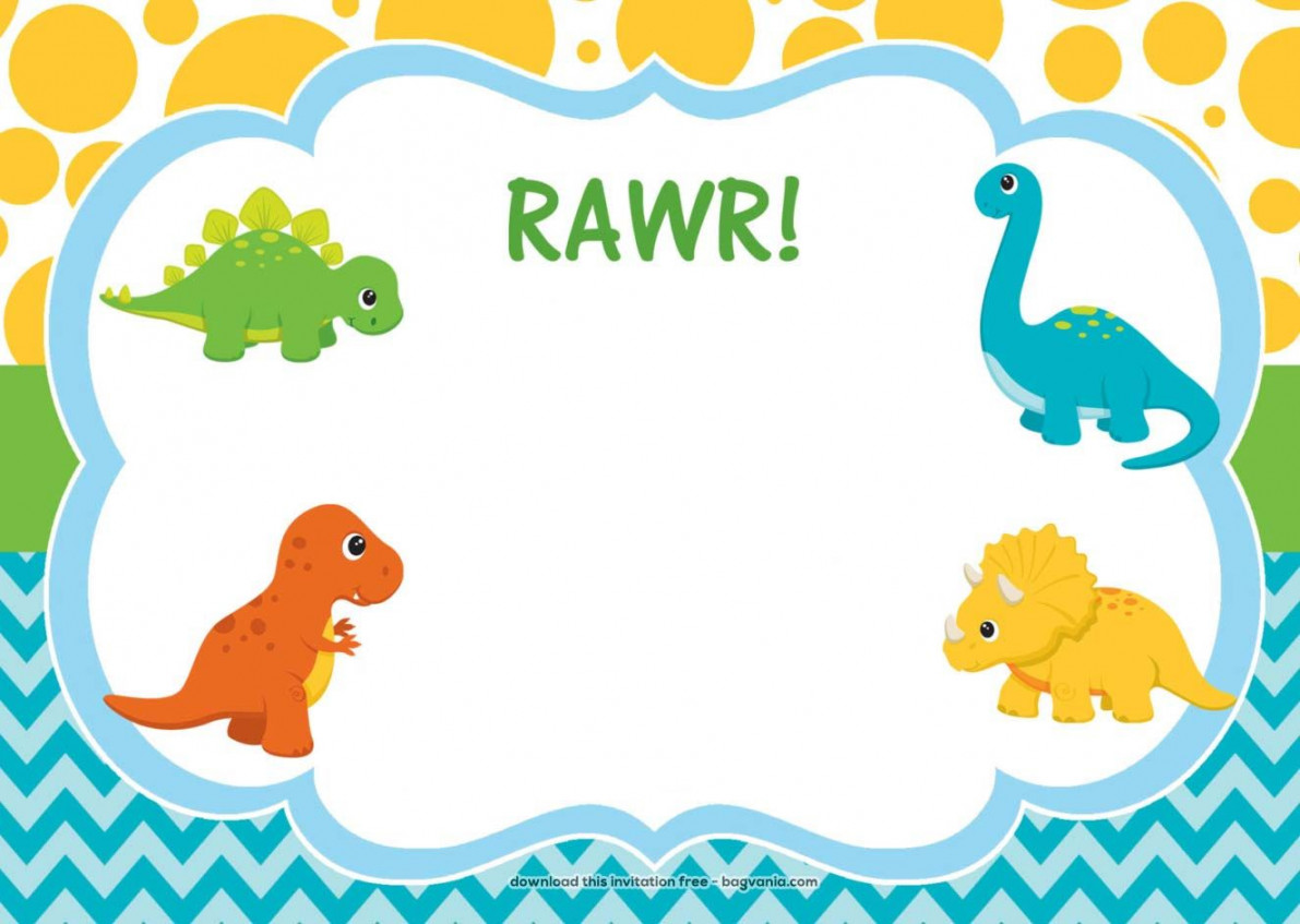 Download FREE Dinosaur Birthday Invitations  Dinosaur birthday