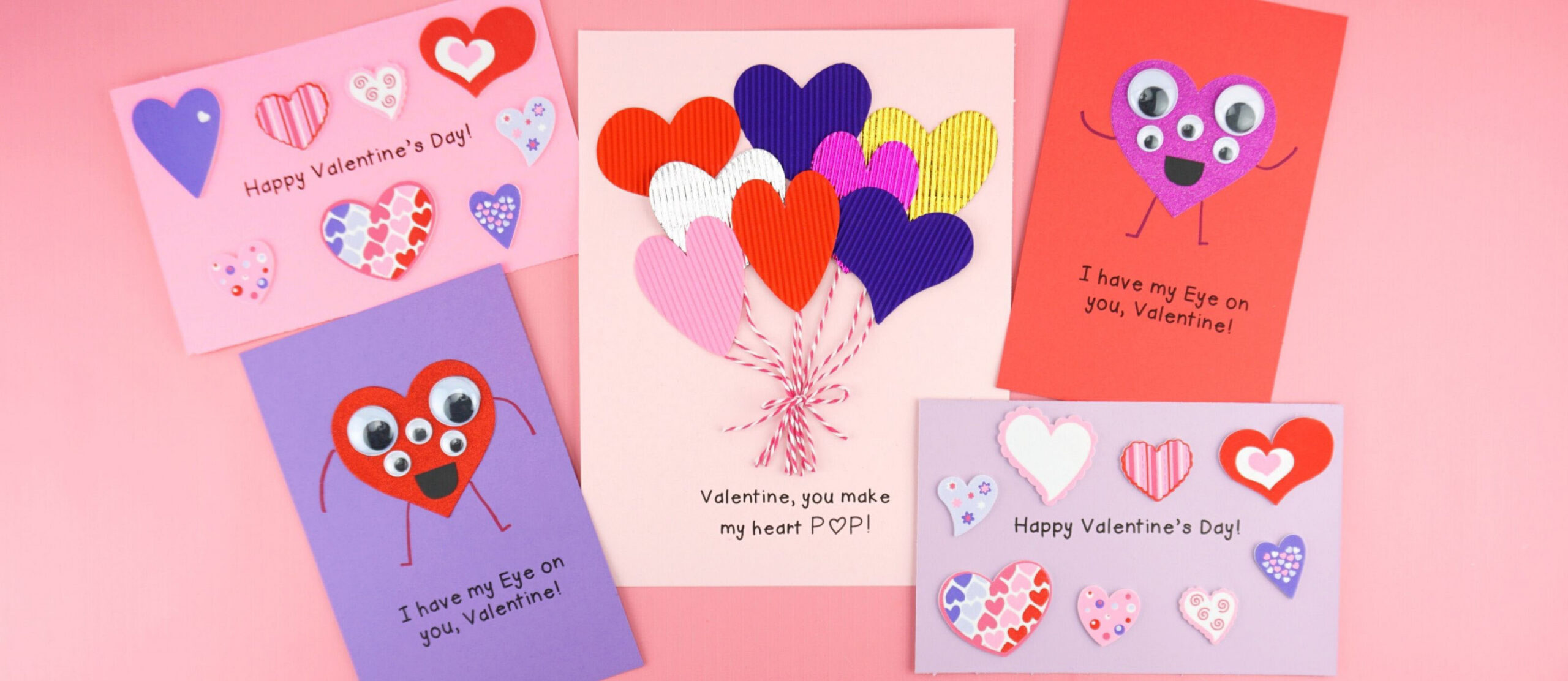 Easy Ways to make a Heart Valentine Card for Kids  Fun35