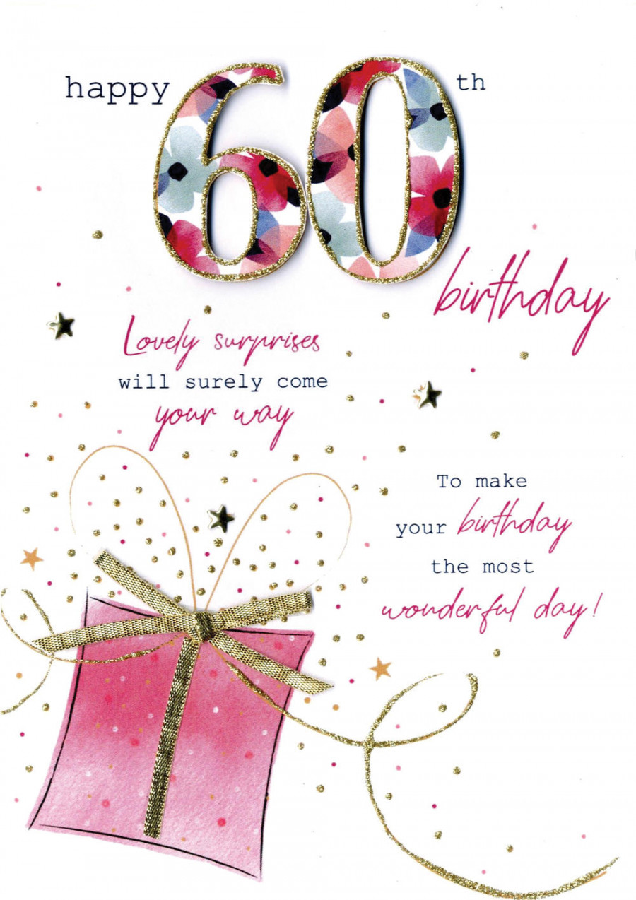 Female Happy th Birthday Greeting Card  Cards