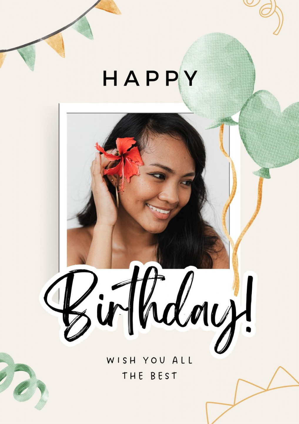 Free and customizable birthday templates