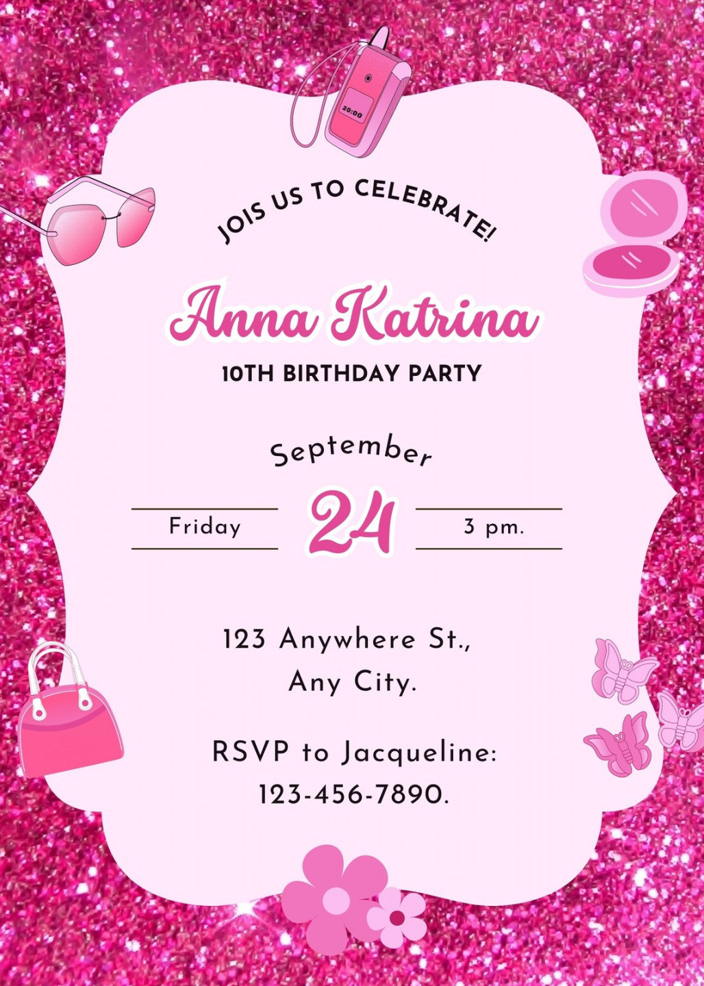 Free and printable birthday invitation templates  Canva