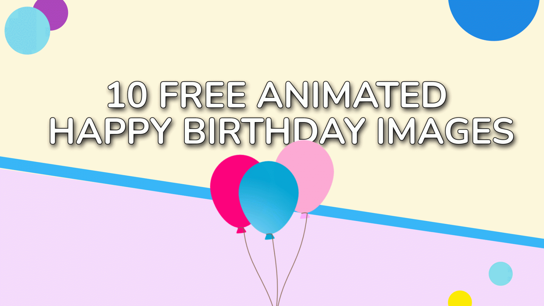 Free Animated Happy Birthday Images