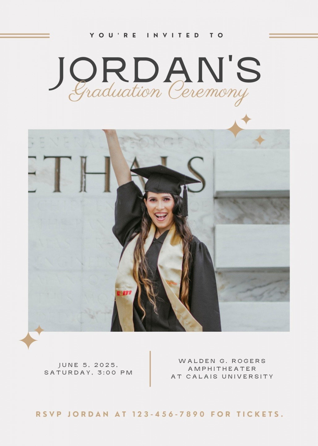 Free, custom printable graduation announcement templates  Canva