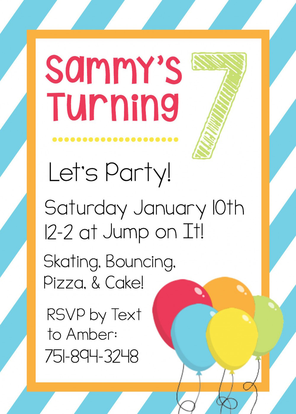 Free Printable Birthday Invitations - Crazy Little Projects