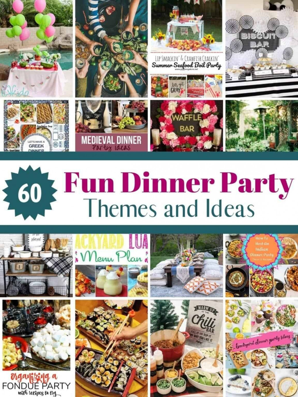 Fun Dinner Party Themes and Ideas  Fun dinner party themes