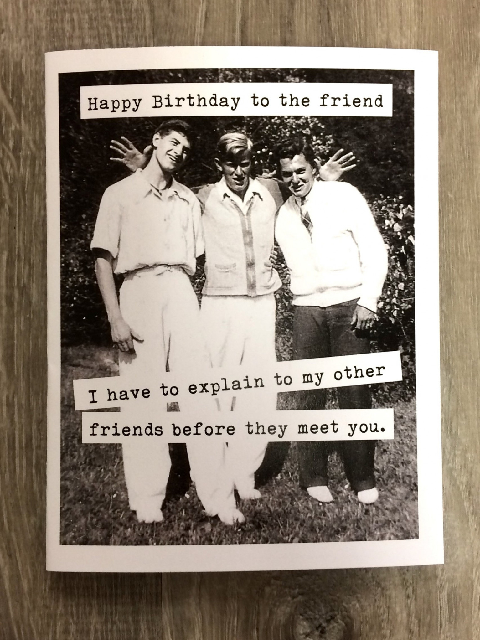 Funny Birthday Card for Man Friend Humorous Card for Your - Etsy