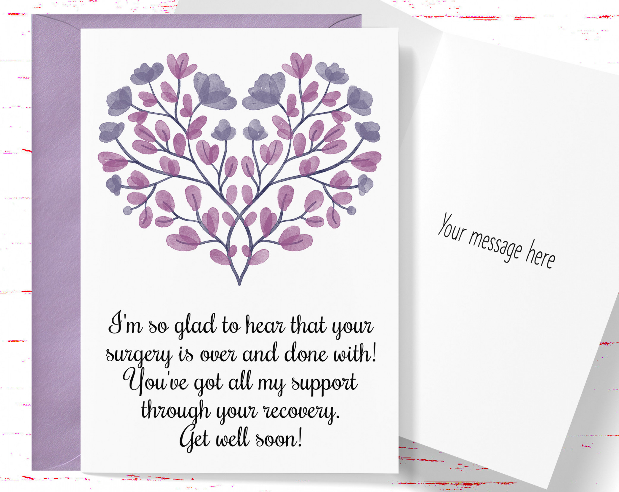 Get Well After Surgery Card Get Well Soon - Etsy