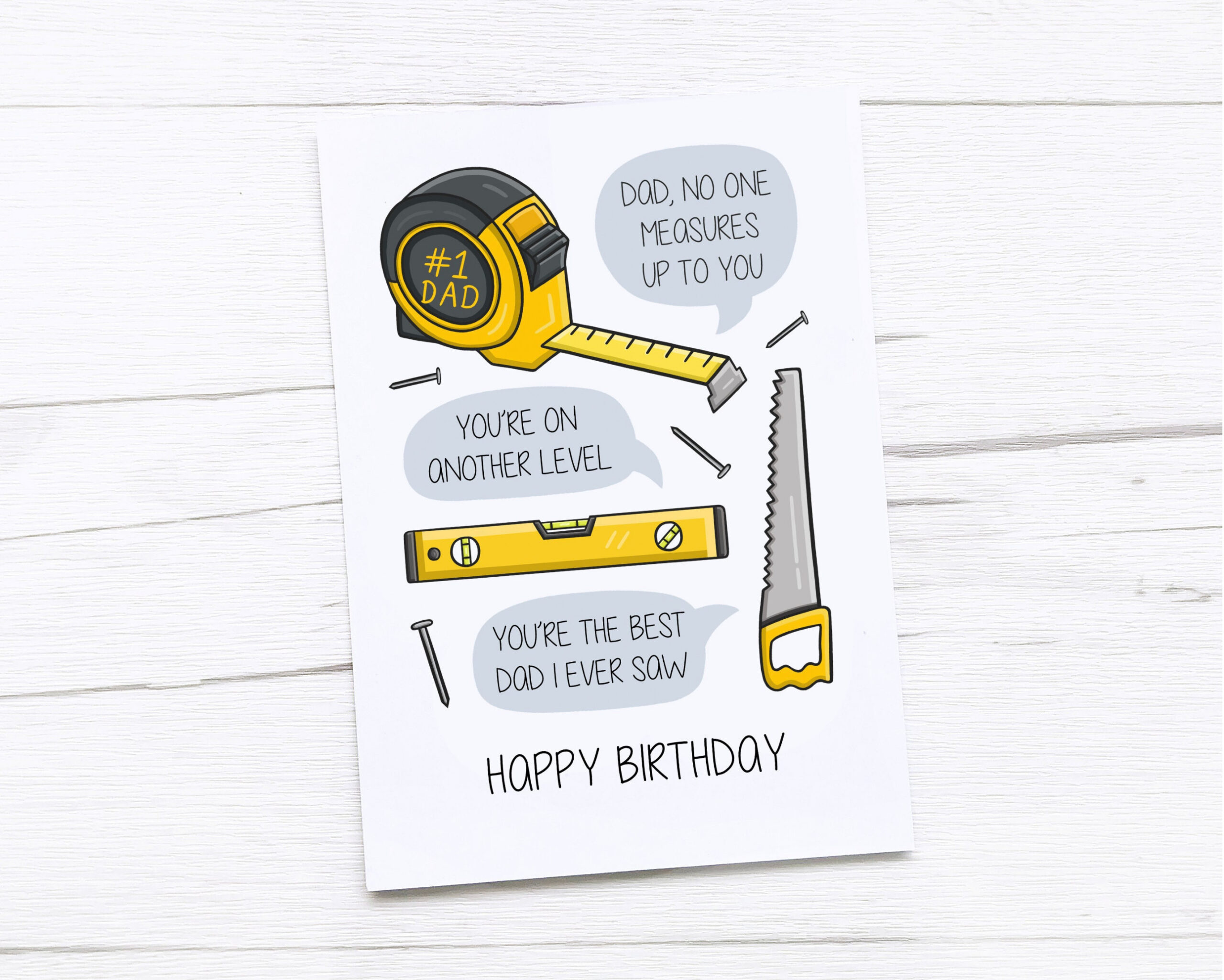 Happy Birthday Card Dad Dad Birthday Card Birthday Card Daddy