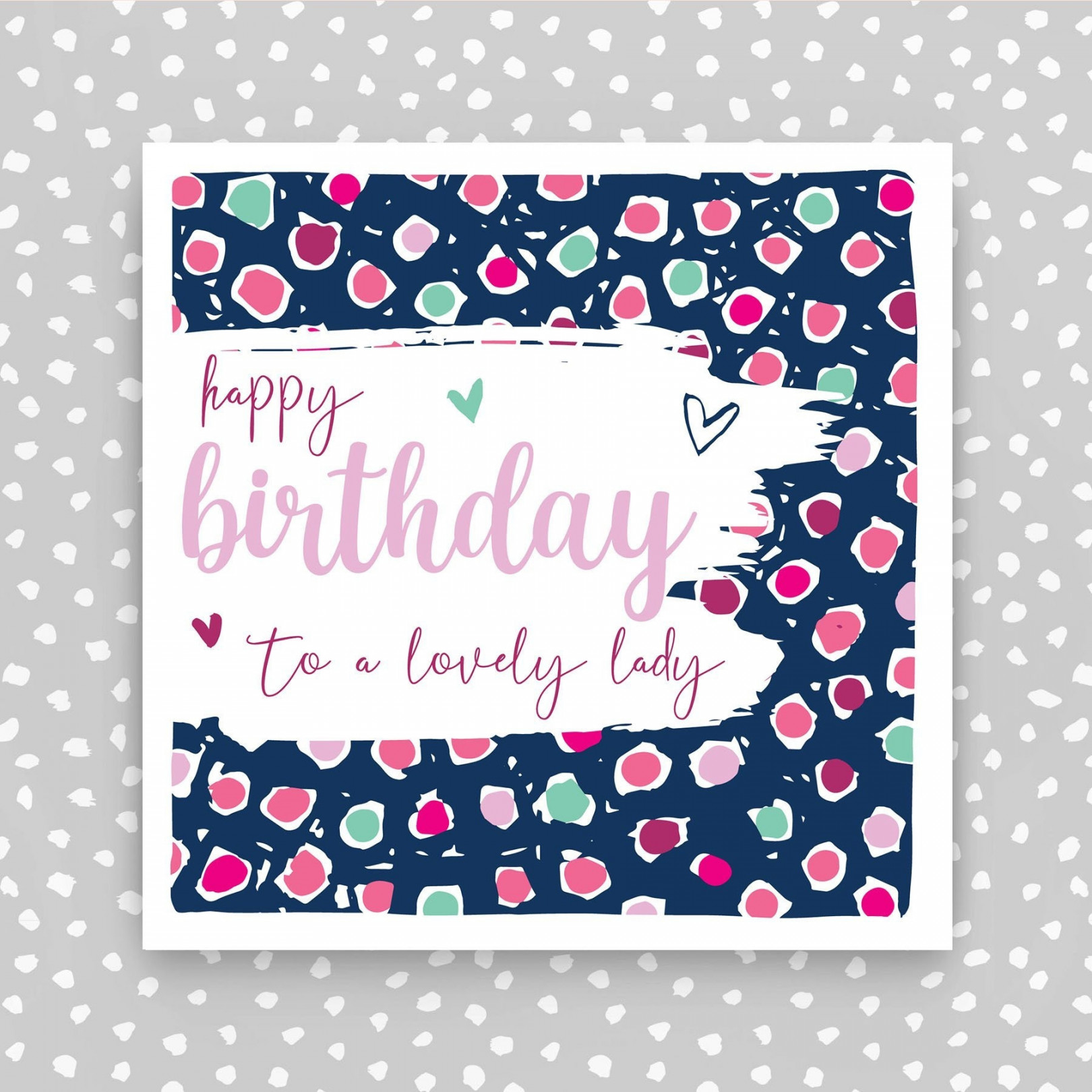 Happy Birthday Card for a Lovely Lady