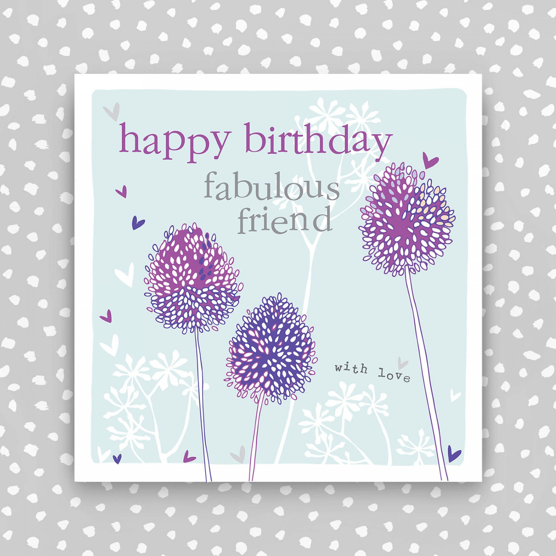 Happy Birthday Fabulous Friend card