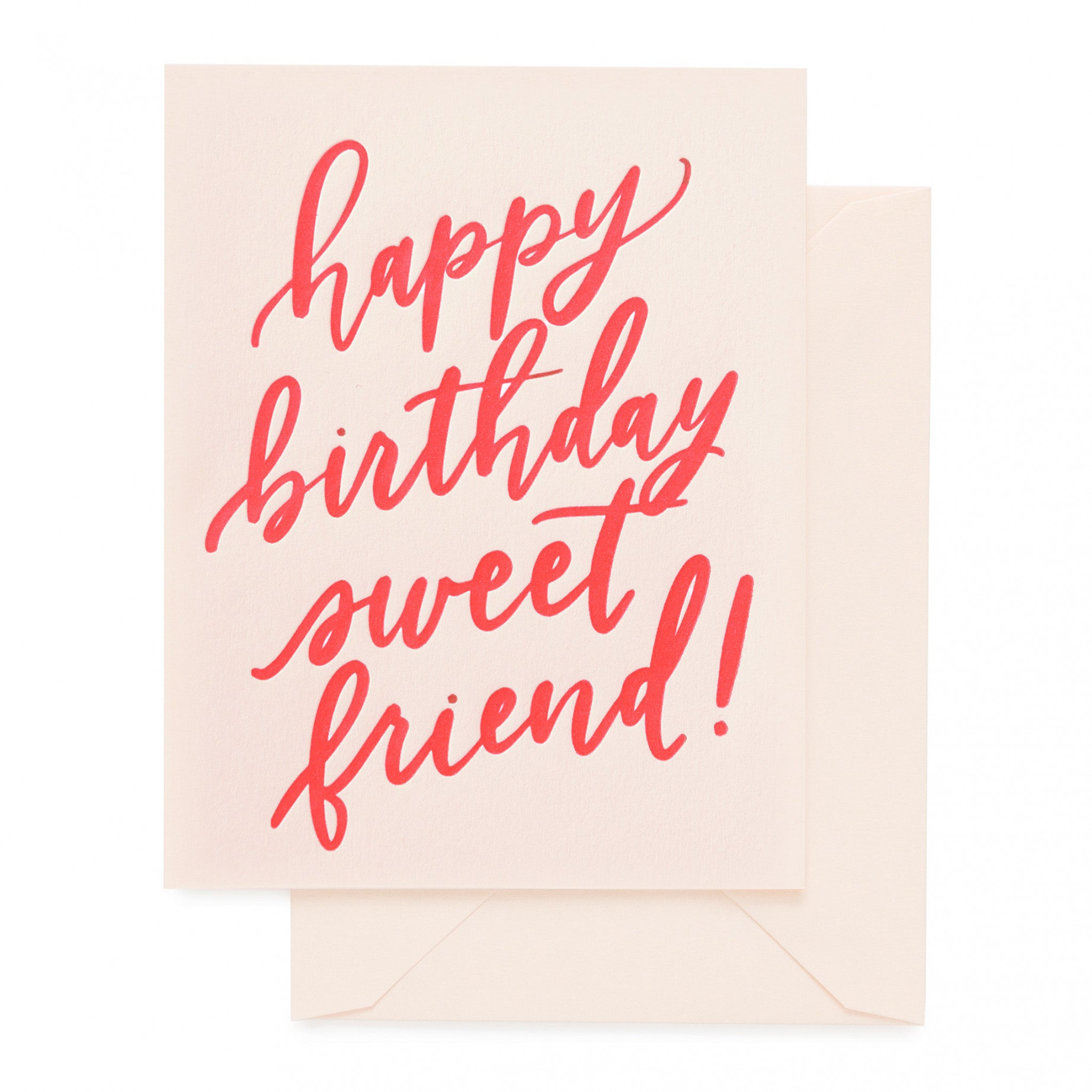 Happy Birthday Sweet Friend – Sugar Paper