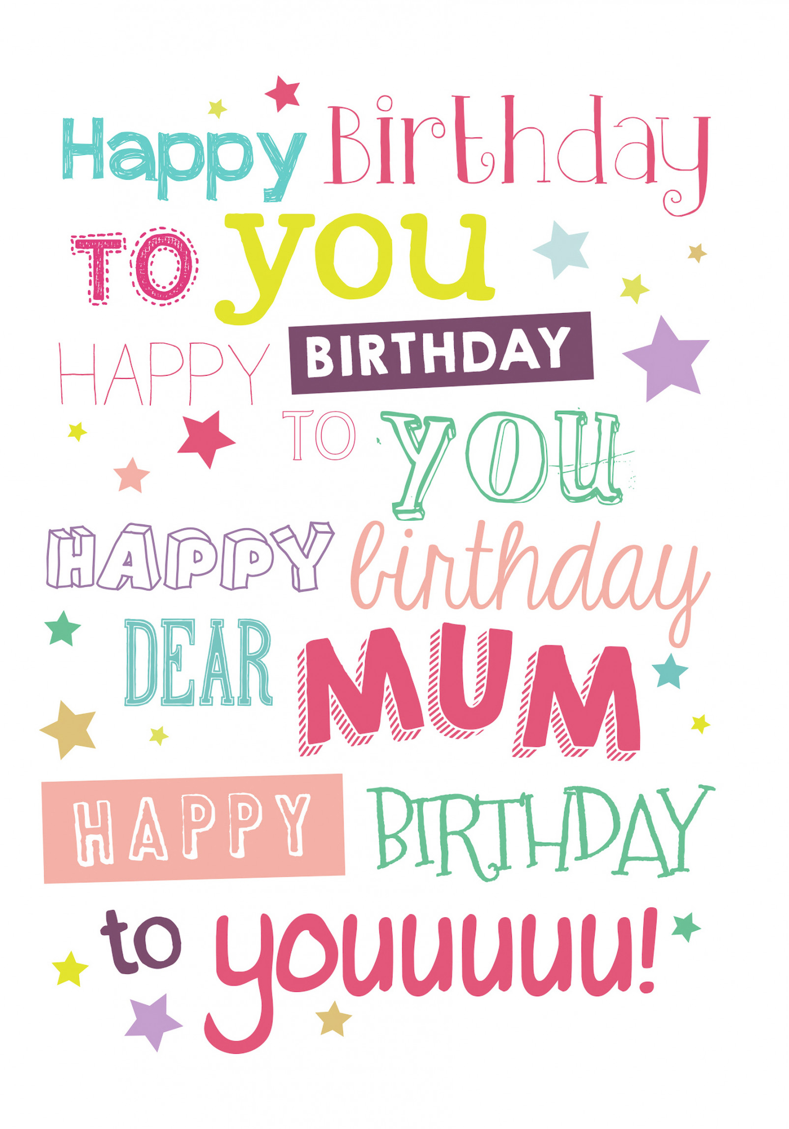 Happy Birthday To You Mum  Greetings Cards Delivered  Bunches