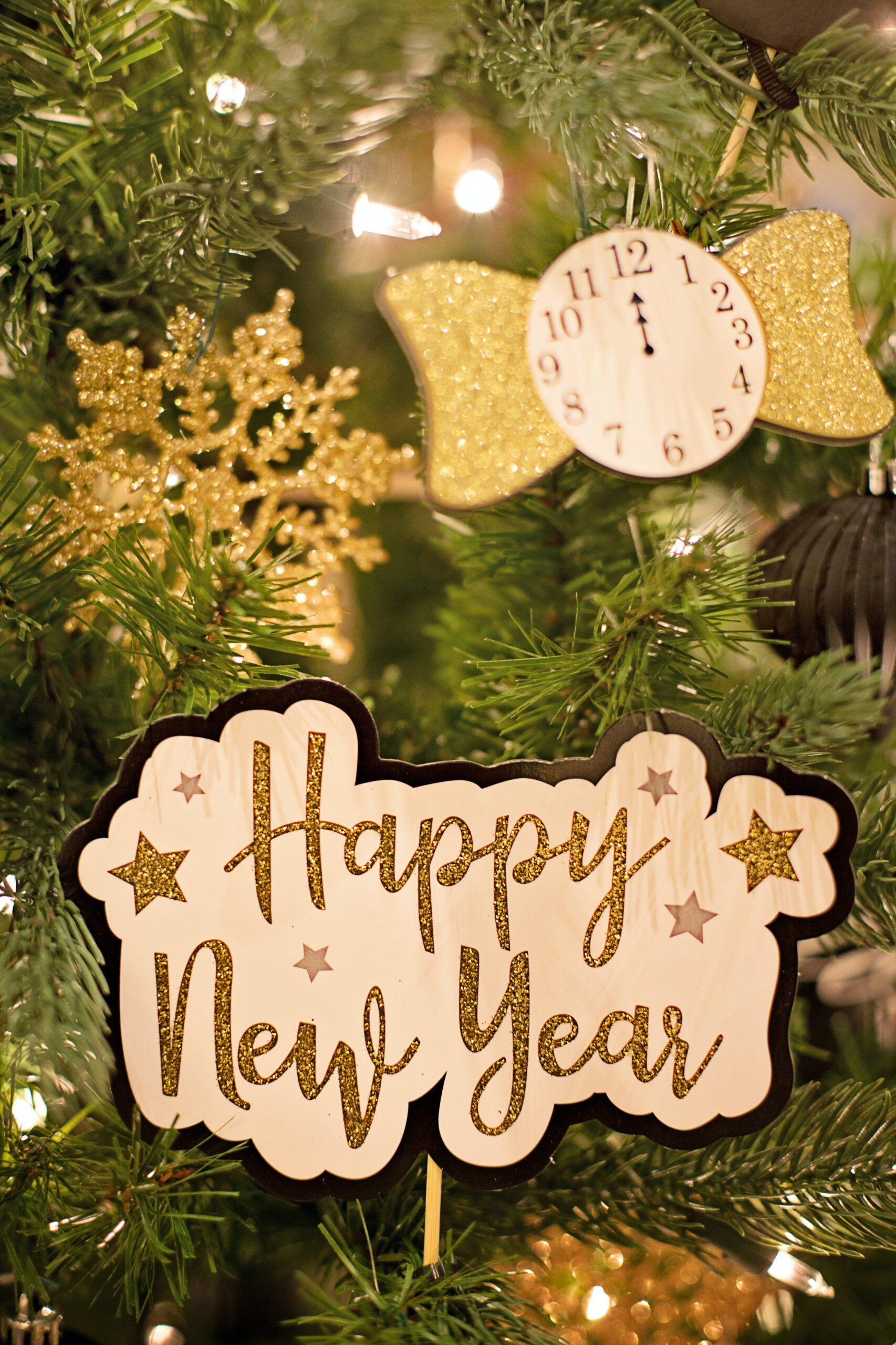 Happy New Year Text · Free Stock Photo