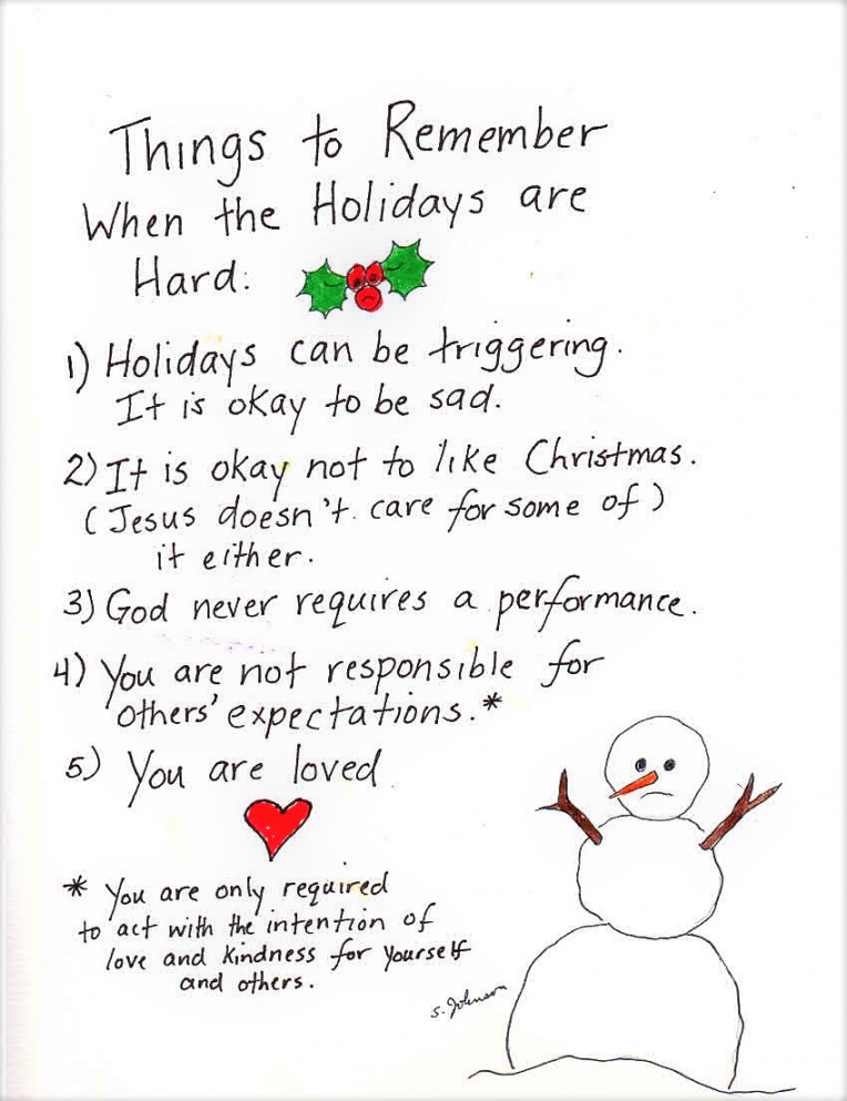 If the Holidays are Hard for You – Love Is Stronger