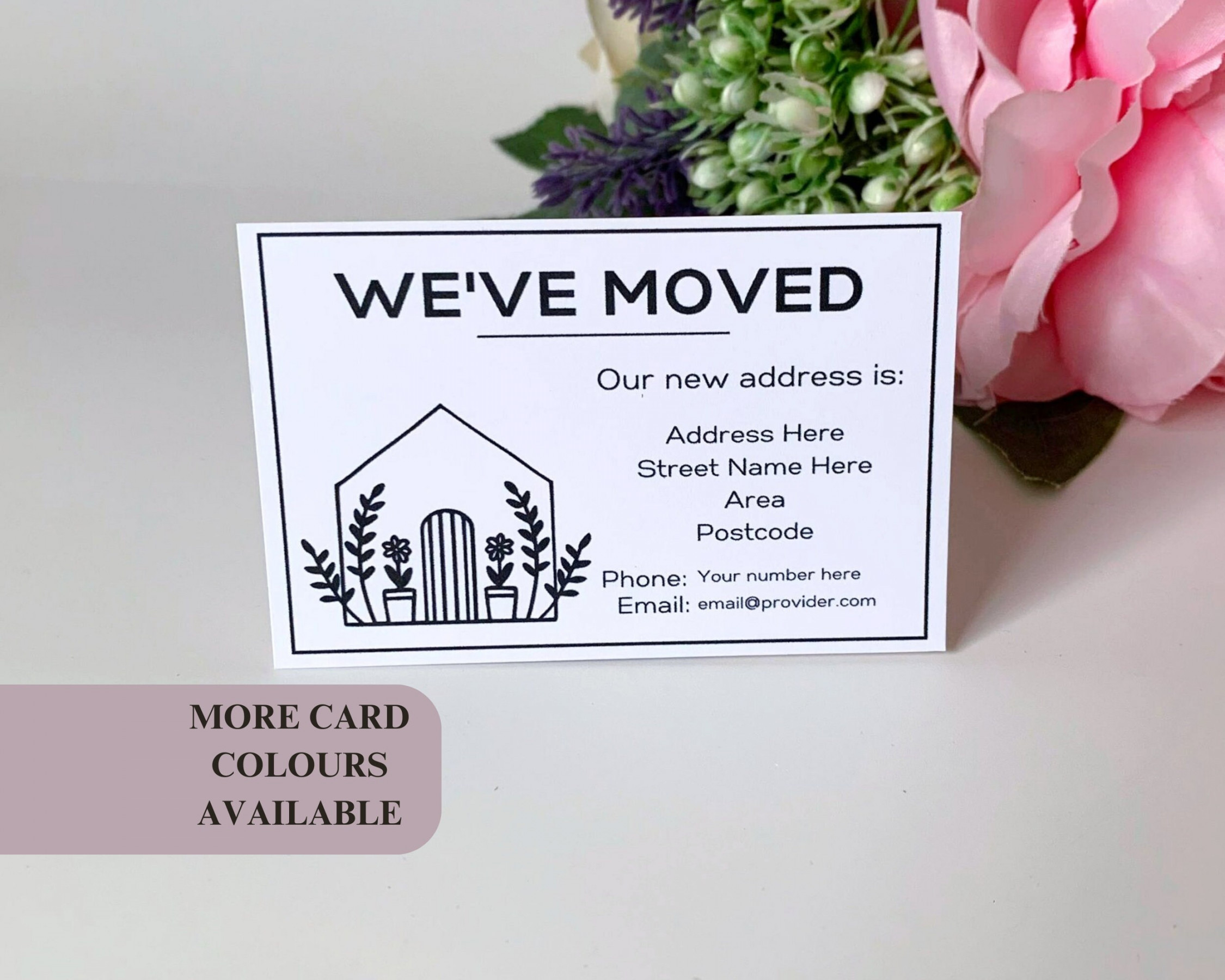 New Address Announcement cards / Notecards. Personalised - Etsy