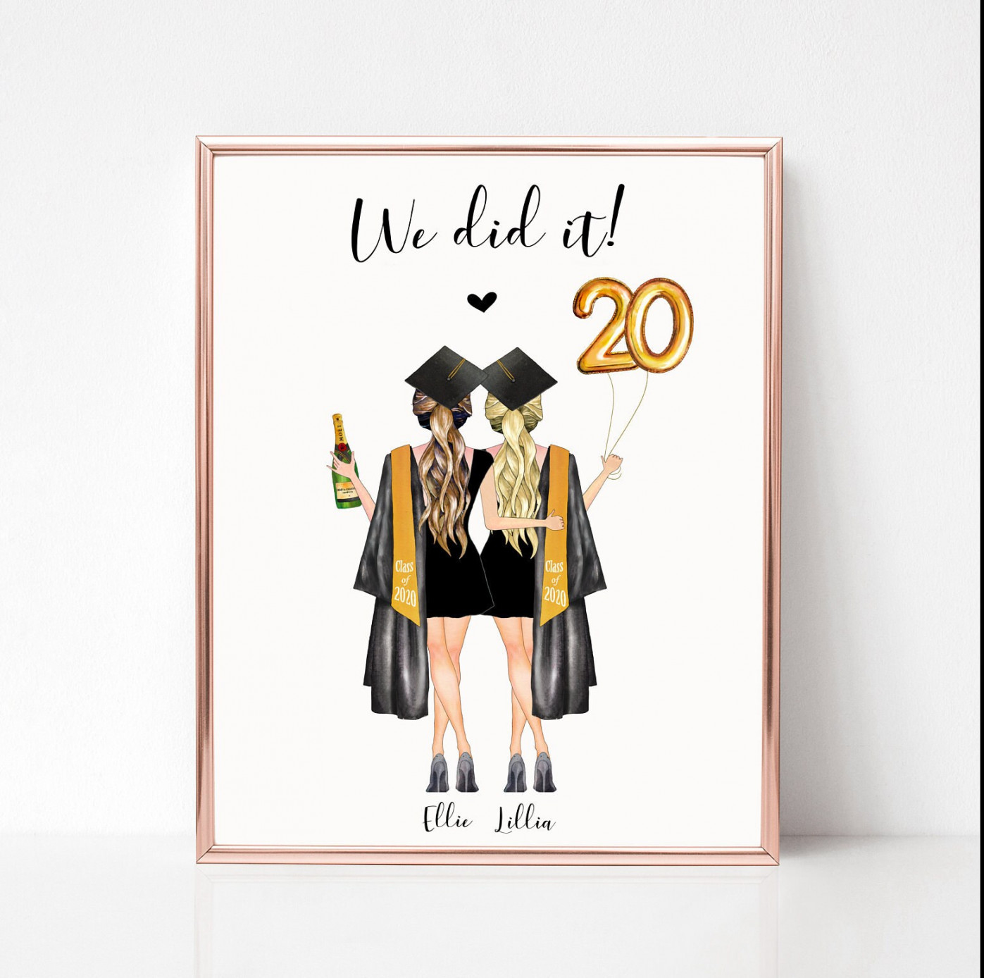 Personalisierte Graduation Print Graduation Gift Congrats - Etsy