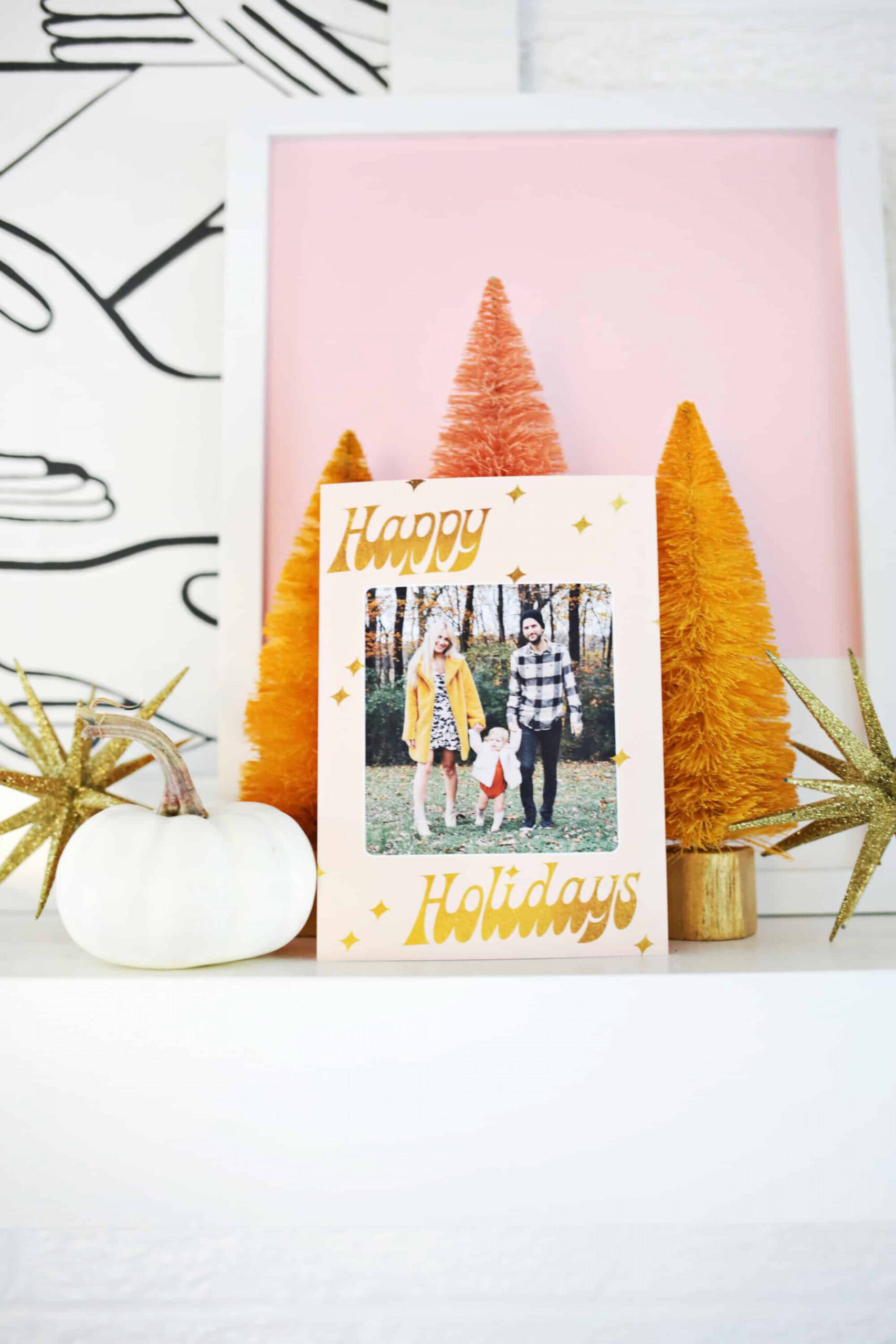 Print Your Own Holiday Cards (Free Template Included!) - A