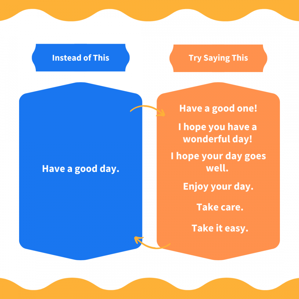 Seven Other Ways To Say Have a Good Day