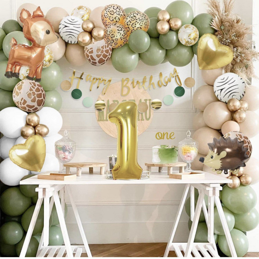 st Birthday Decorations Boy Girl, First Birthday Decoration, Sage