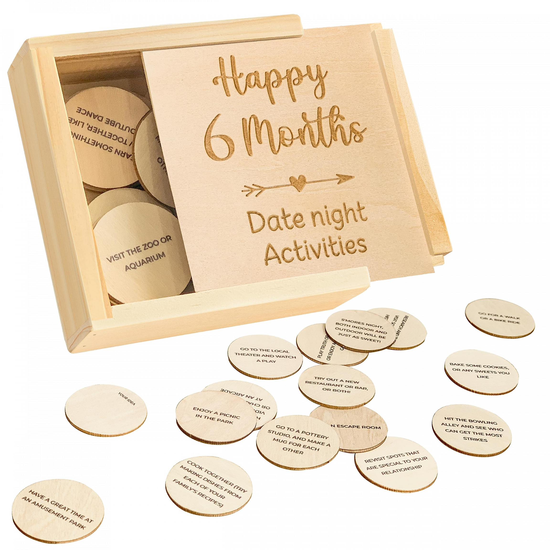 STOFINITY  Months Anniversary Wooden Gifts for Boyfriend Girlfriend -   Months Anniversary Wooden GSee more STOFINITY  Months Anniversary Wooden