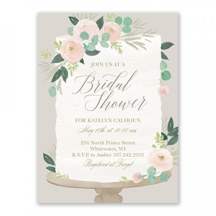 Sweet Shower Bridal Shower Invitation  Ann