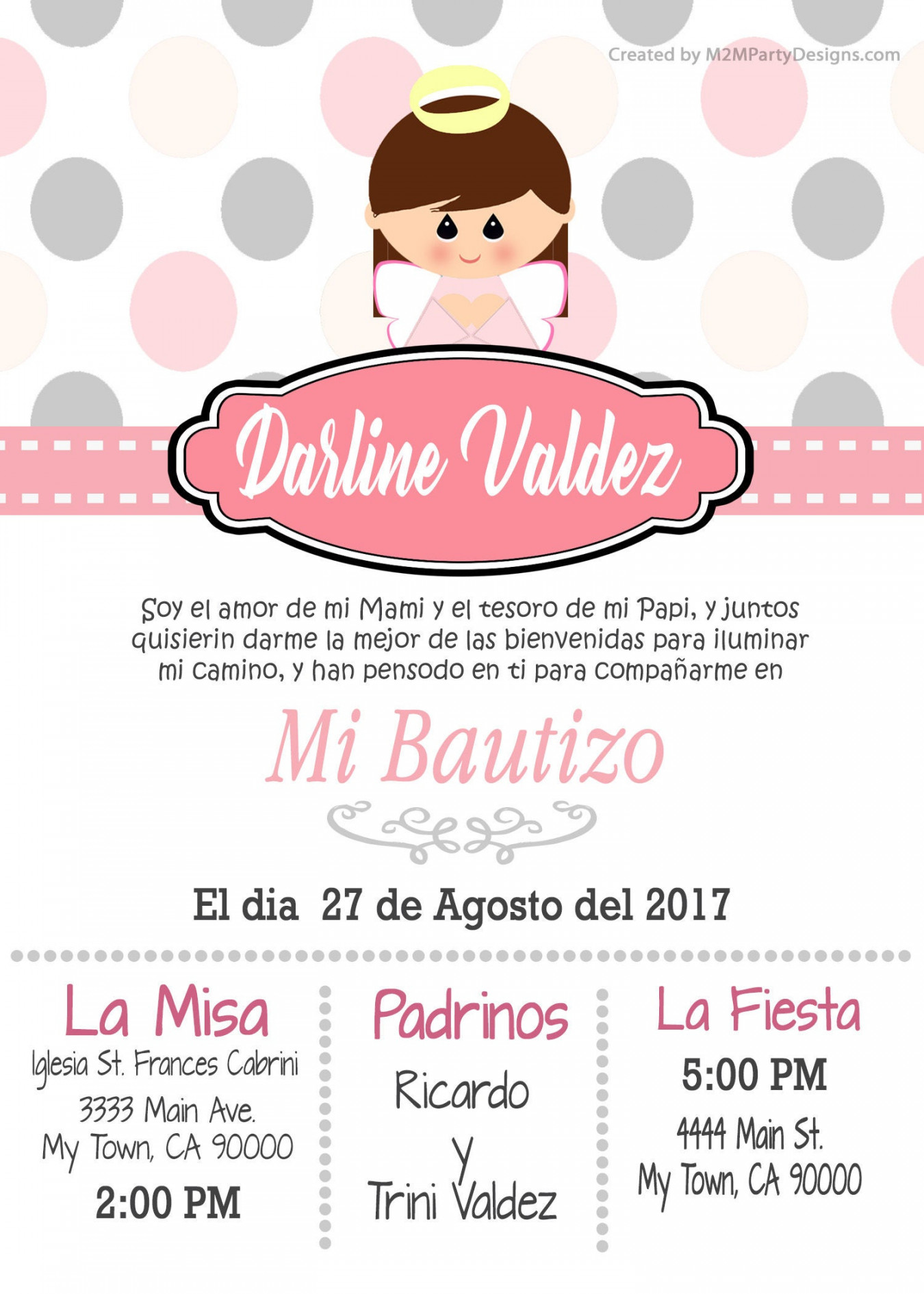 Tarjetas de Bautizo Invitaciones de Bautismo Recuardos - Etsy