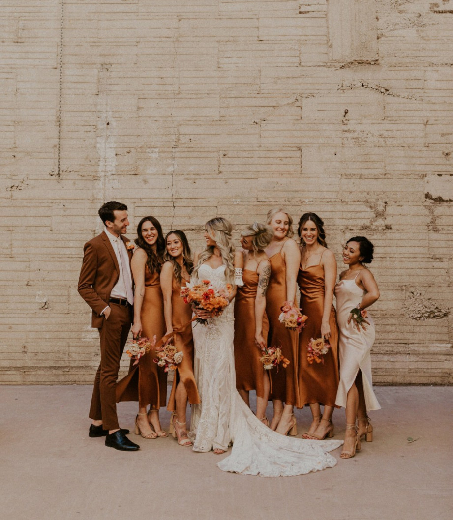 Terracotta Bridesmaid Dresses We