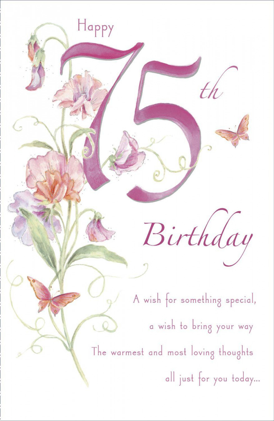 th Birthday Card Sweet Pea And Butterflies Special Birthday Wishes