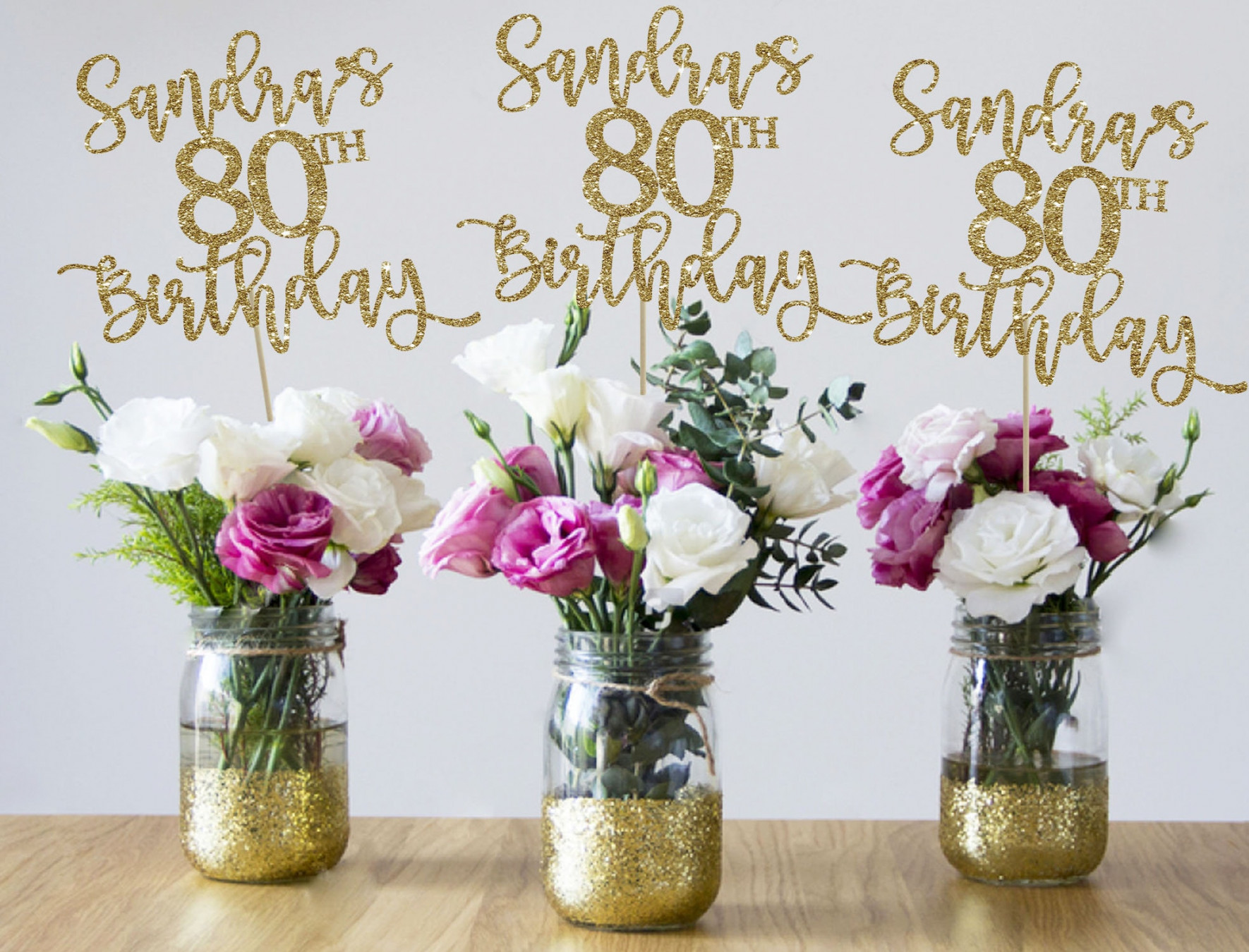 th birthday centerpieces th centerpieces th birthday party th  birthday decor gold th birthday party decorations th party decor