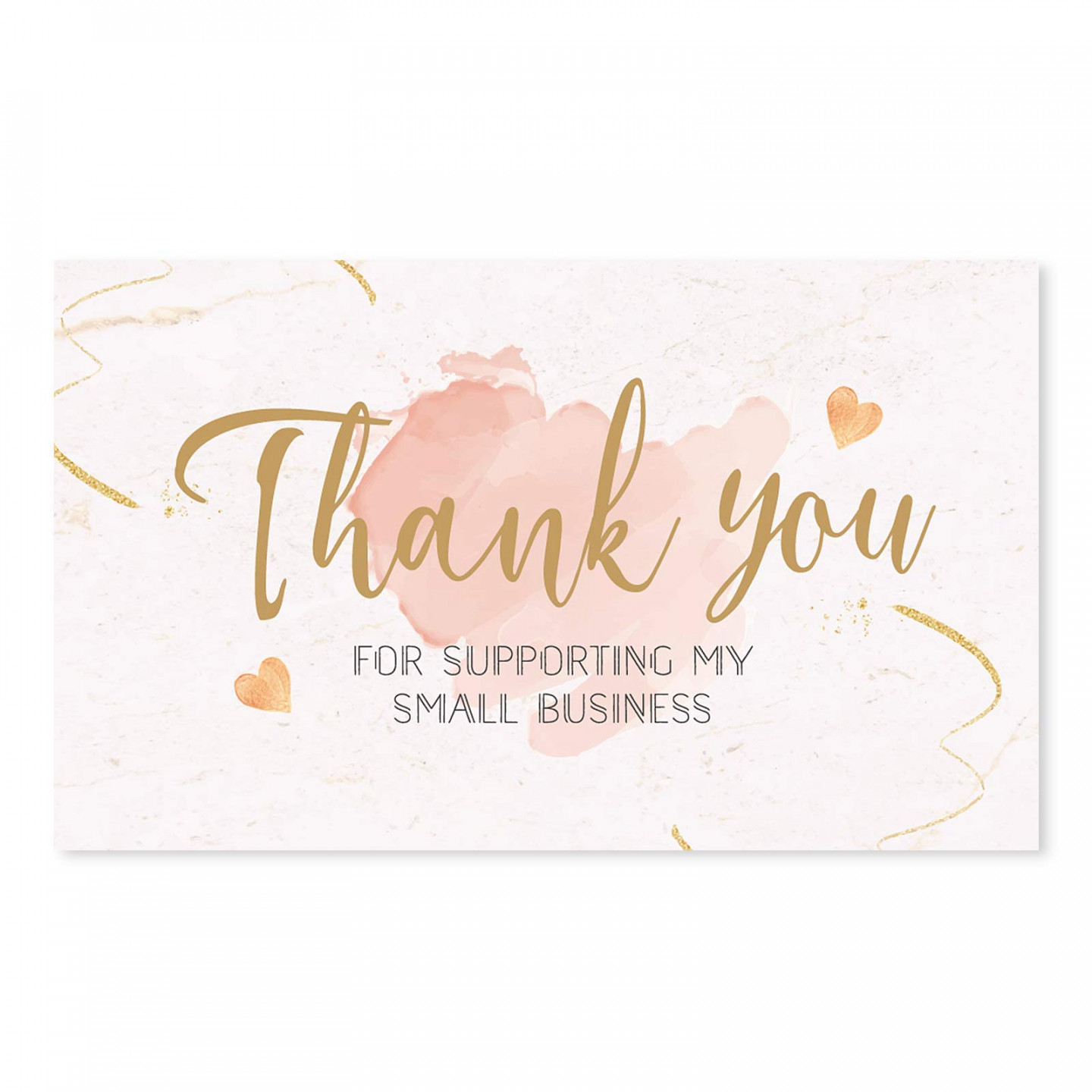 Thank You Cards for Supporting My Small Business Cards (. x